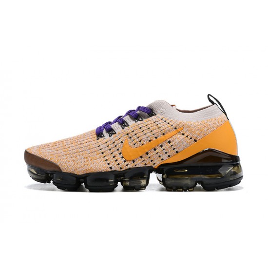 Nike Air VaporMax Flyknit 3 (W/M) Yellow Purple Shoes AJ6900-222