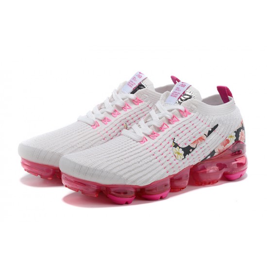 Nike Air VaporMax Flyknit 3 (W) White Pink Shoes AJ6910-601