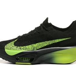 Nike Air Zoom Alphafly NEXT 3 (W/M) Black and Green Shoes 