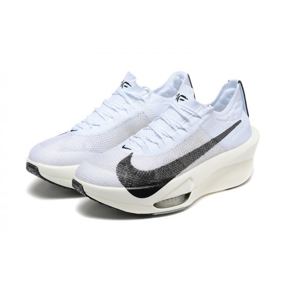 Nike Air Zoom Alphafly NEXT 3 (W/M) Black and White Shoes 