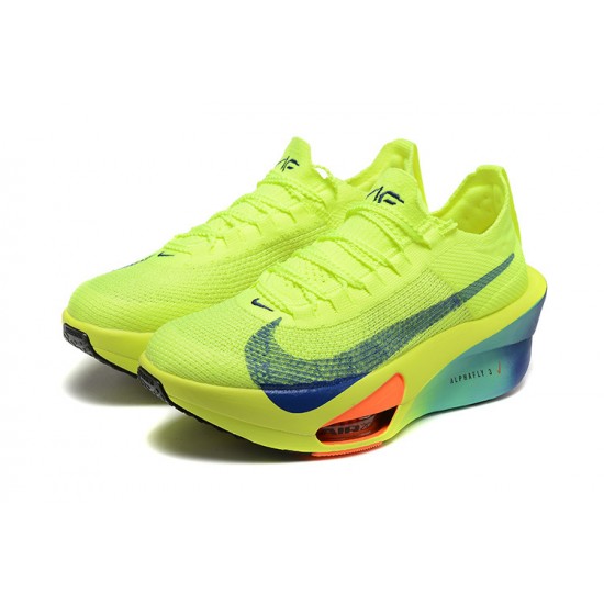 Nike Air Zoom Alphafly NEXT 3 (W/M) Neongreen Shoes 