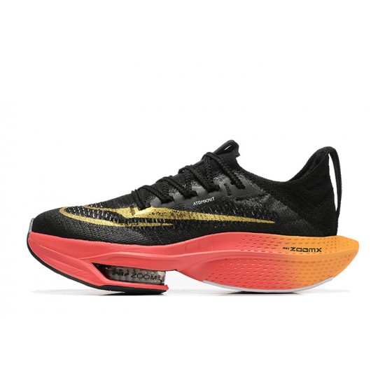 Nike Air Zoom Alphafly Next 2 (M) Black Gold Shoes 