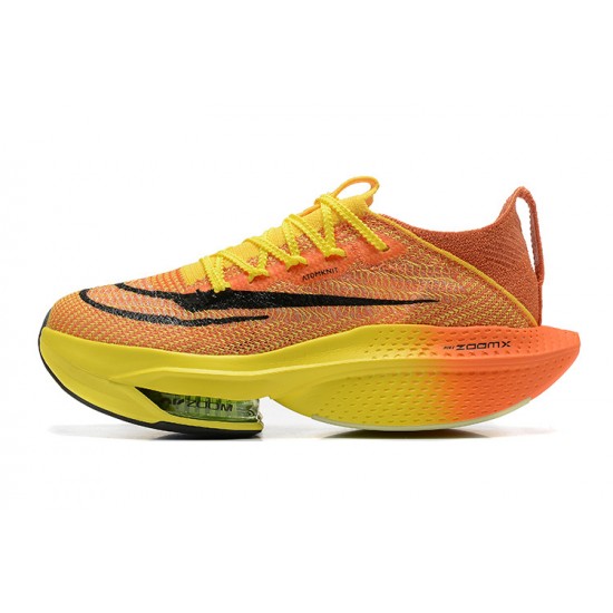 Nike Air Zoom Alphafly Next 2 (M) Orange and Yellow Shoes 