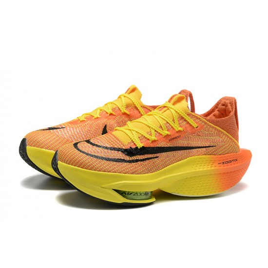 Nike Air Zoom Alphafly Next 2 (M) Orange and Yellow Shoes 