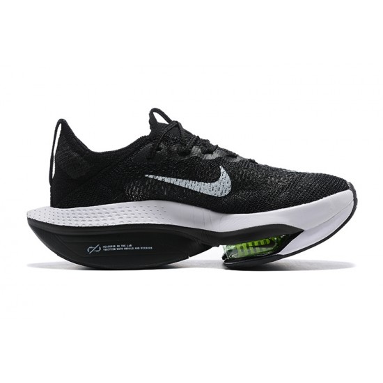 Nike Air Zoom Alphafly Next 2 (W/M) Black and White Shoes 