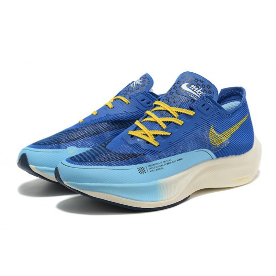 Nike ZoomX VaporFly NEXT (M) Blue Yellow Shoes 