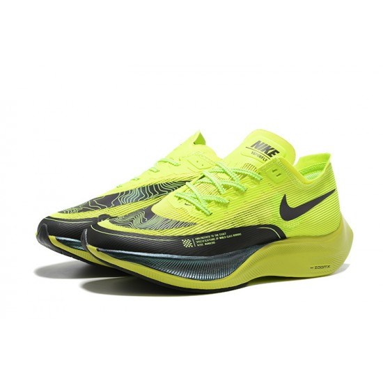 Nike ZoomX VaporFly NEXT (M) Chartreuse Black Shoes 