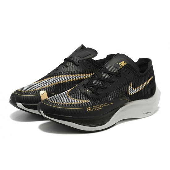 Nike ZoomX VaporFly NEXT (W/M) Black Gold Shoes 