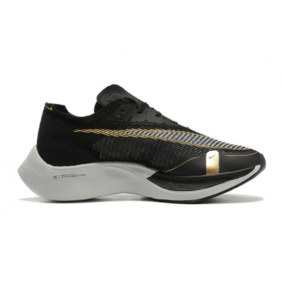 Nike ZoomX VaporFly NEXT (W/M) Black Gold Shoes 