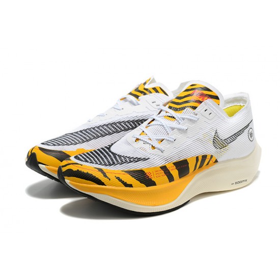 Nike ZoomX VaporFly NEXT (W/M) White Orange Shoes 