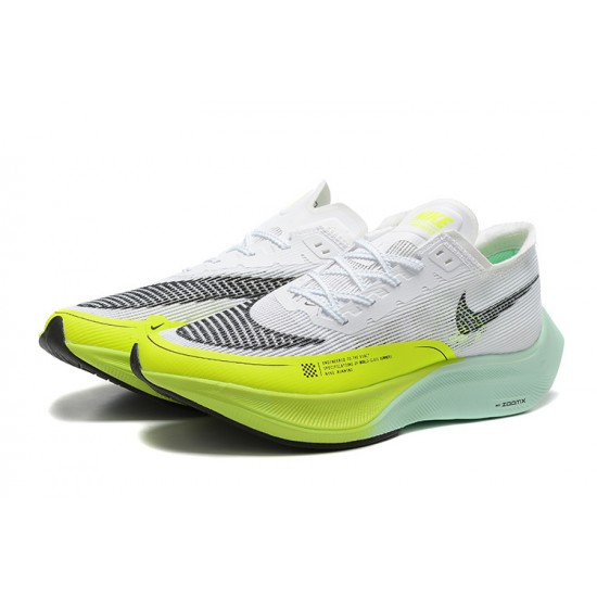 Nike ZoomX VaporFly NEXT (W/M) White Yellow Shoes 