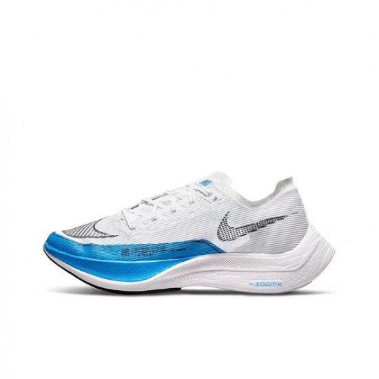 Nike ZoomX VaporFly NEXT (W/M) White and Blue Shoes 