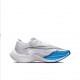 Nike ZoomX VaporFly NEXT (W/M) White and Blue Shoes 