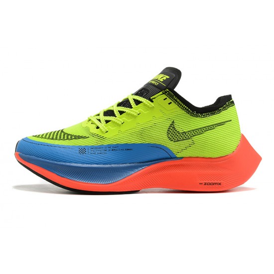 Nike ZoomX VaporFly NEXT (W/M) Yellow Blue Shoes 