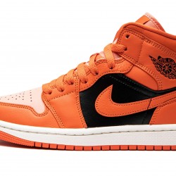 Nike Air Jordan 1 SE Mid (W) Orange  Black DM3381-600 Shoes