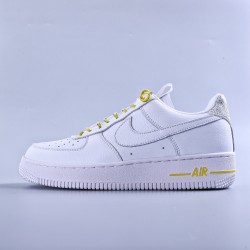 WMNS Air Force 1 Low Lux White "Chrome Yellow"