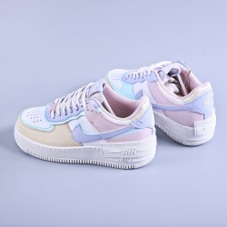 WMNS Air Force 1 Shadow White "Glacier Blue Ghost"