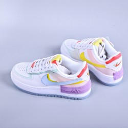 Wmns Air Force 1 Shadow White "Hydrogen Blue"