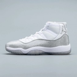 Air Jordan 11 Retro White "Metallic Silver"